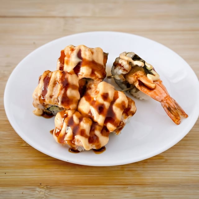 Golden Shrimp Roll.